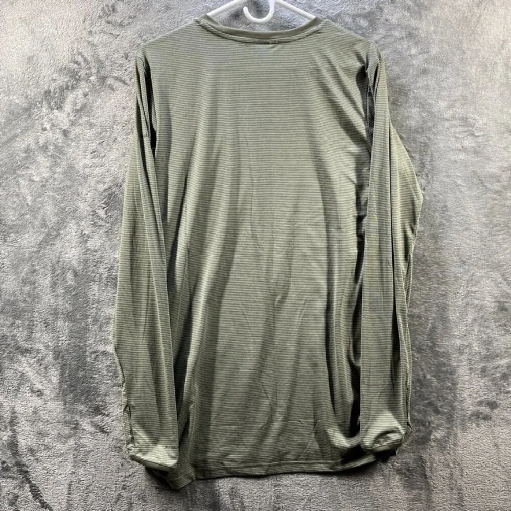 Columbia Omni-Wick Womens XL Green Striped Long Sleeve Activewear - Picture 8 of 9